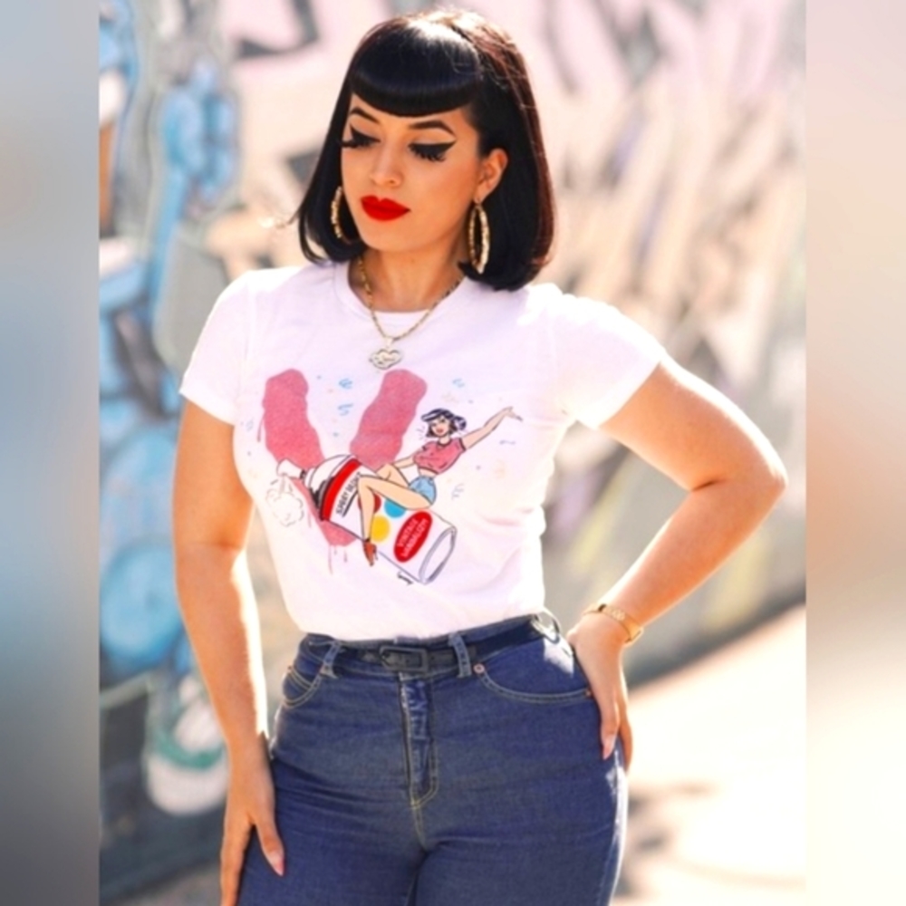 Vintage Vandal Retro Pinup T-Shirt